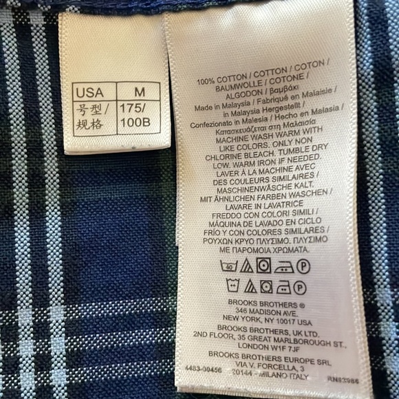 Brooks Brothers red fleece shirt size medium - Picture 5 of 5